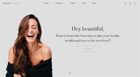 personal coach website
